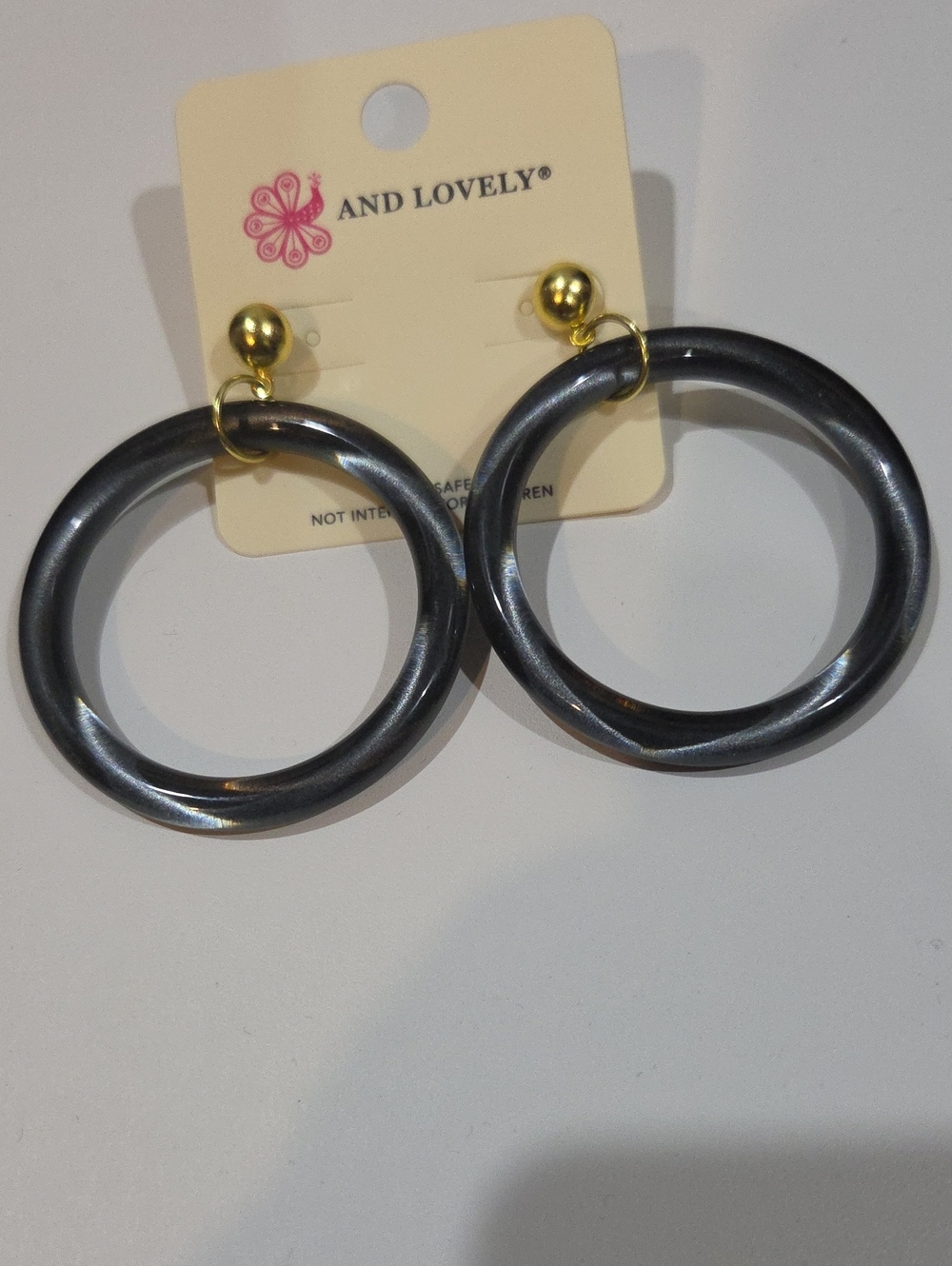 AND LOVELY HOOP EARRINGS